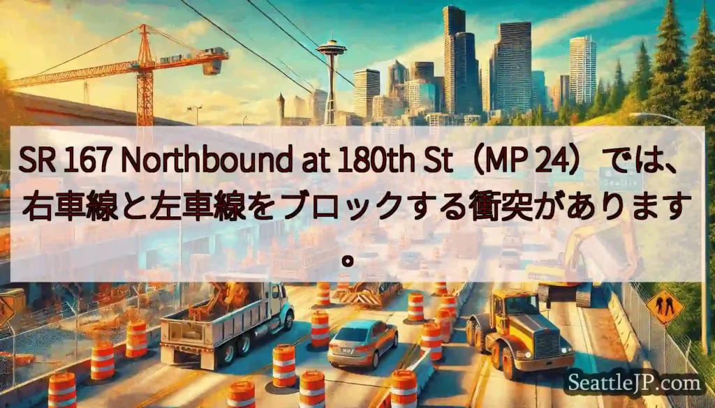 SR 167 Northbound at 180th St（MP