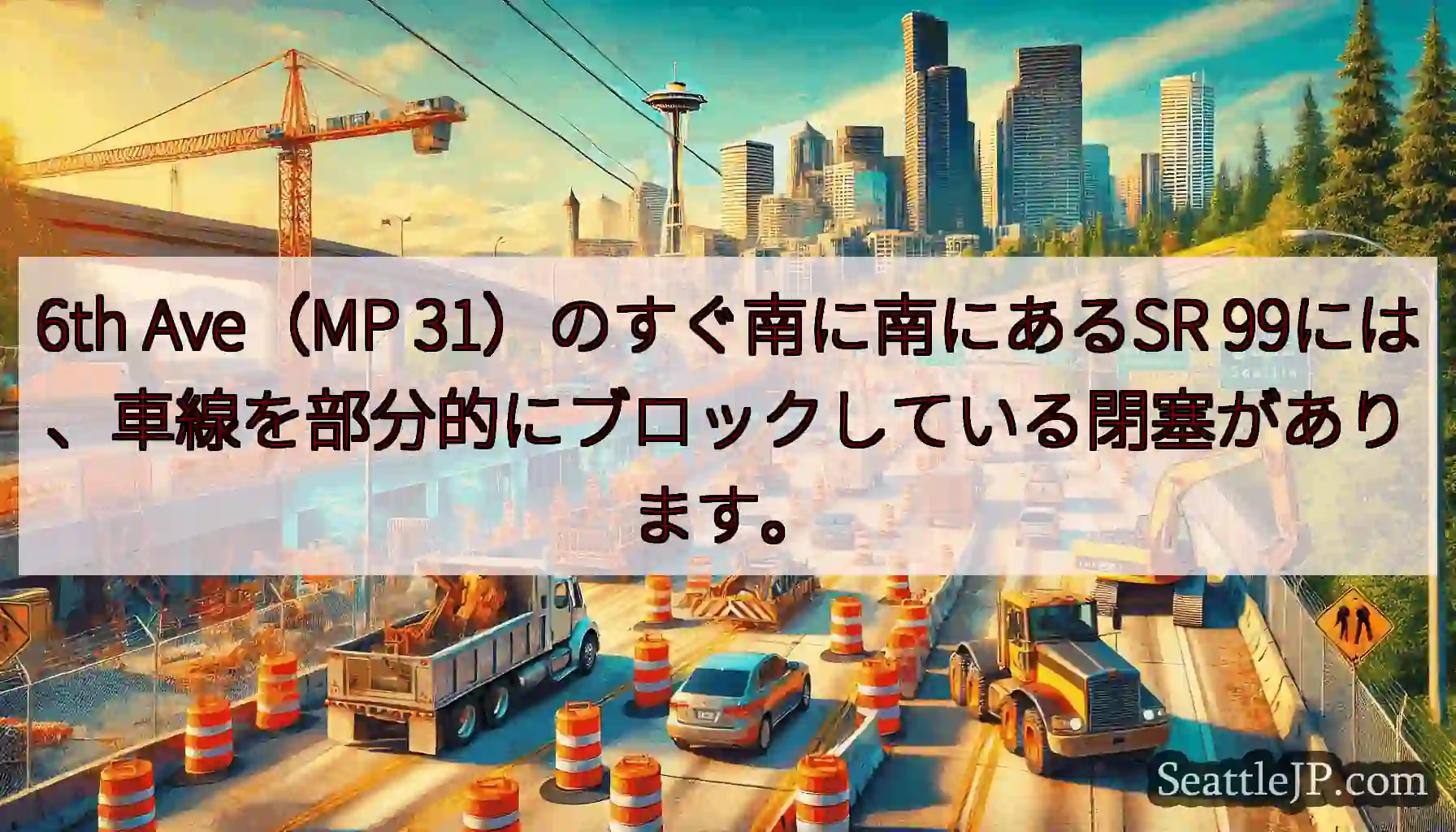 6th Ave（MP 31）のすぐ南に南にあるSR