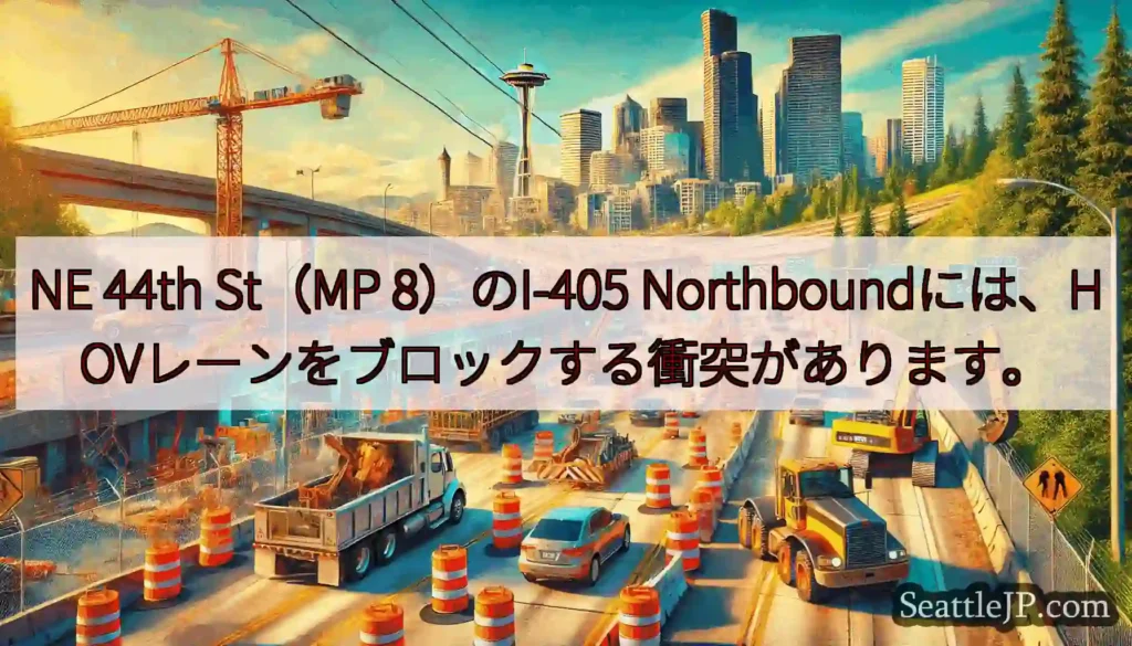NE 44th St（MP 8）のI-405