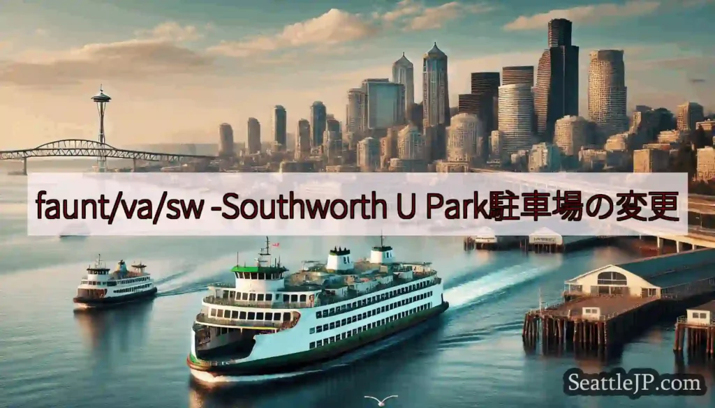 faunt/va/sw -Southworth U Park駐車場の変更
