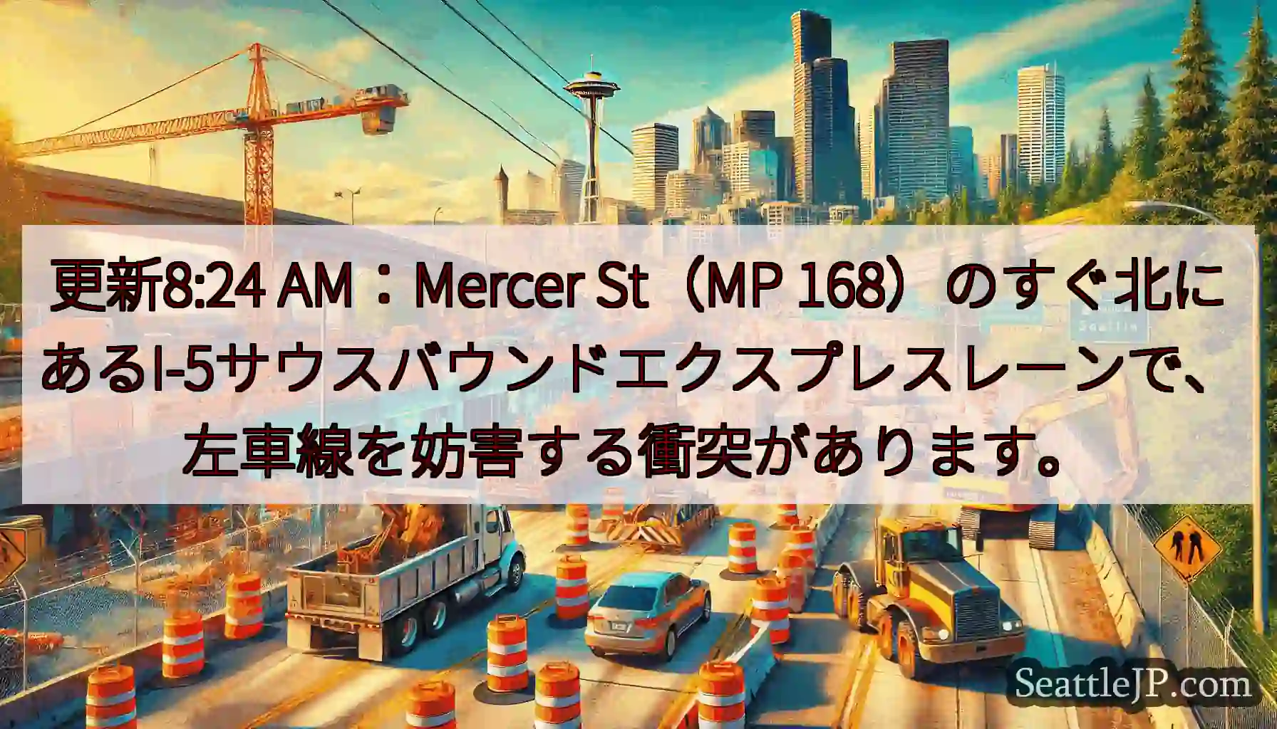 更新8:24 AM：Mercer St（MP