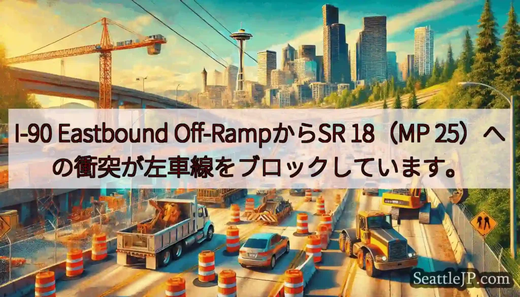 I-90 Eastbound Off-RampからSR 18（MP