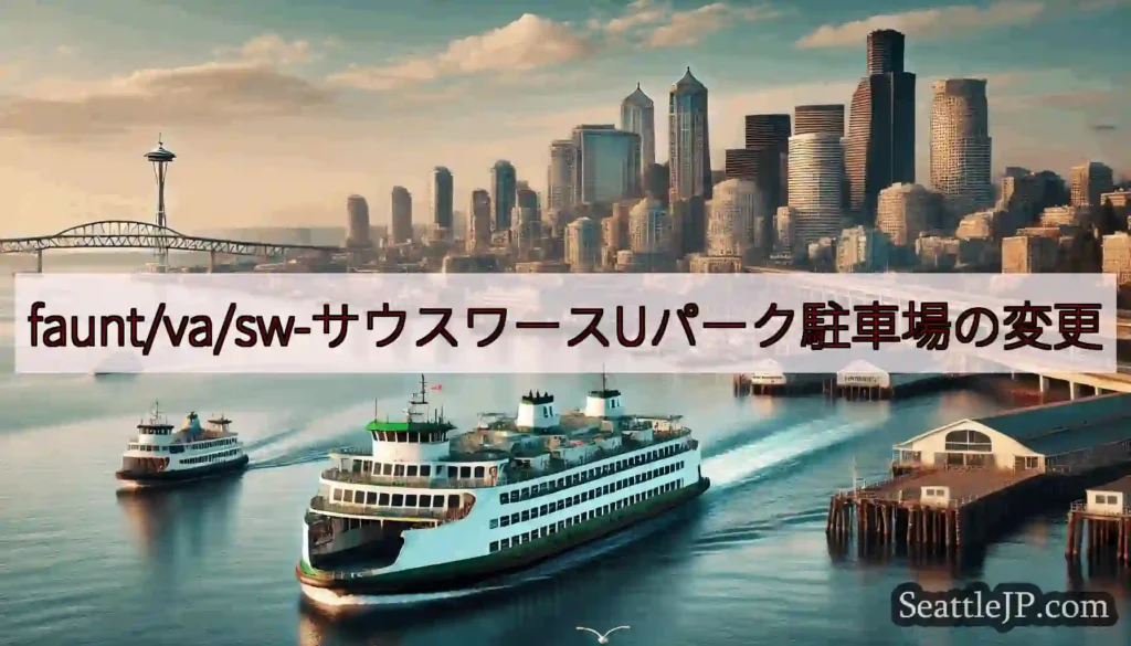 faunt/va/sw-サウスワースUパーク駐車場の変更https://wsdot.com/ferr