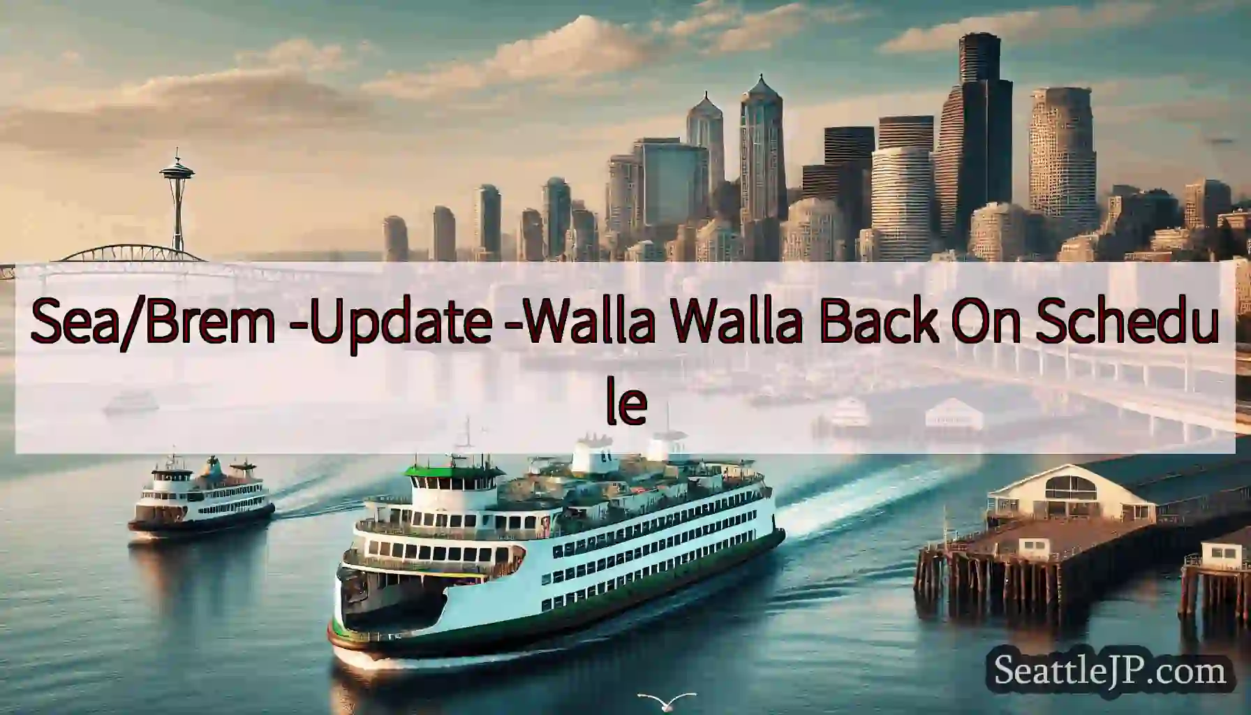 Sea/Brem -Update -Walla Walla Back On Schedule