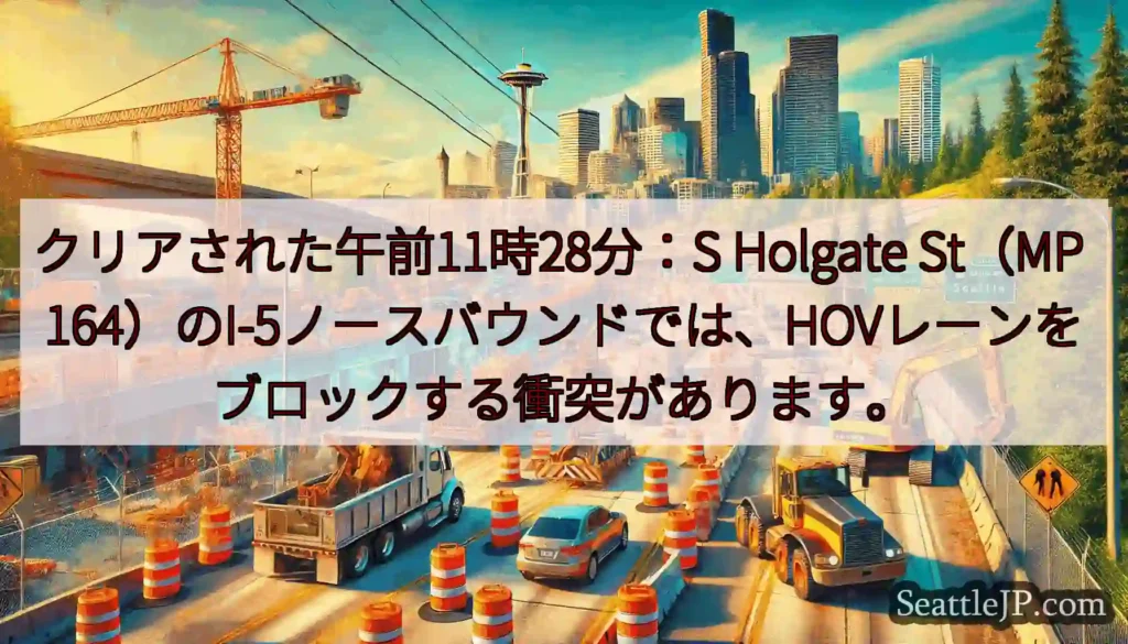 クリアされた午前11時28分：S Holgate St（MP