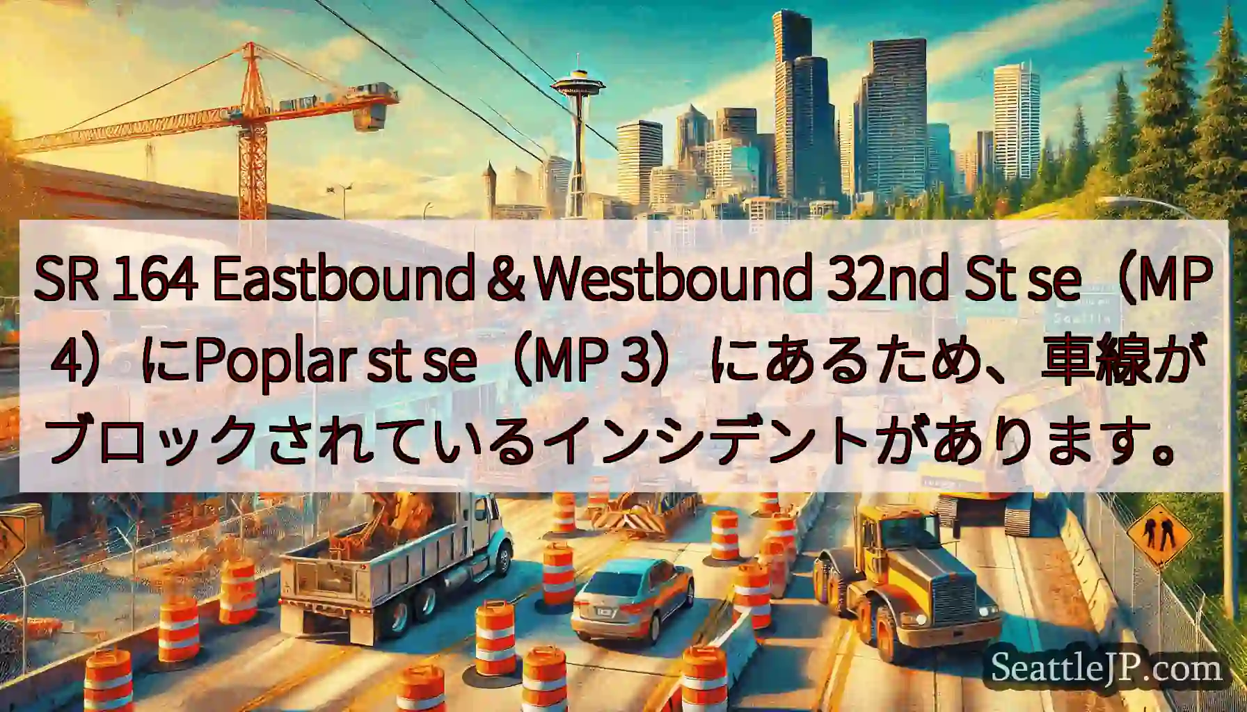 SR 164 Eastbound＆Westbound 32nd St se（MP