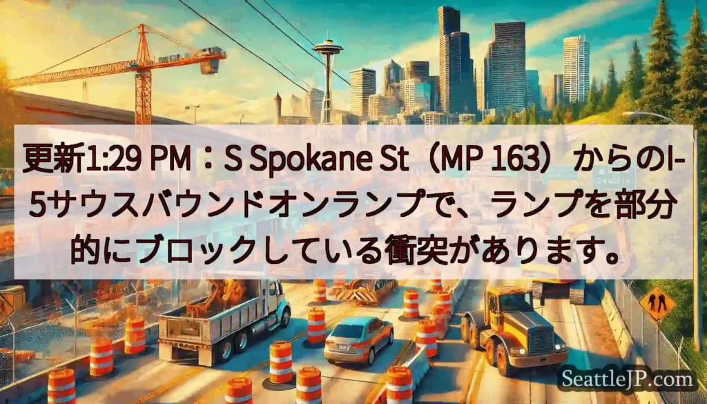 更新1:29 PM：S Spokane St（MP