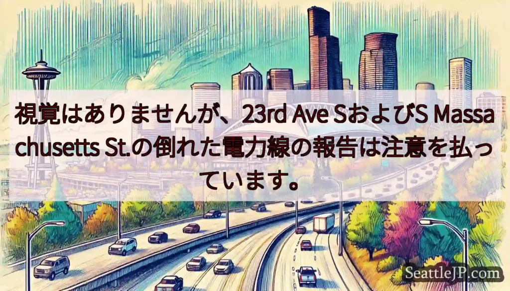 視覚はありませんが、23rd Ave SおよびS Massachusetts