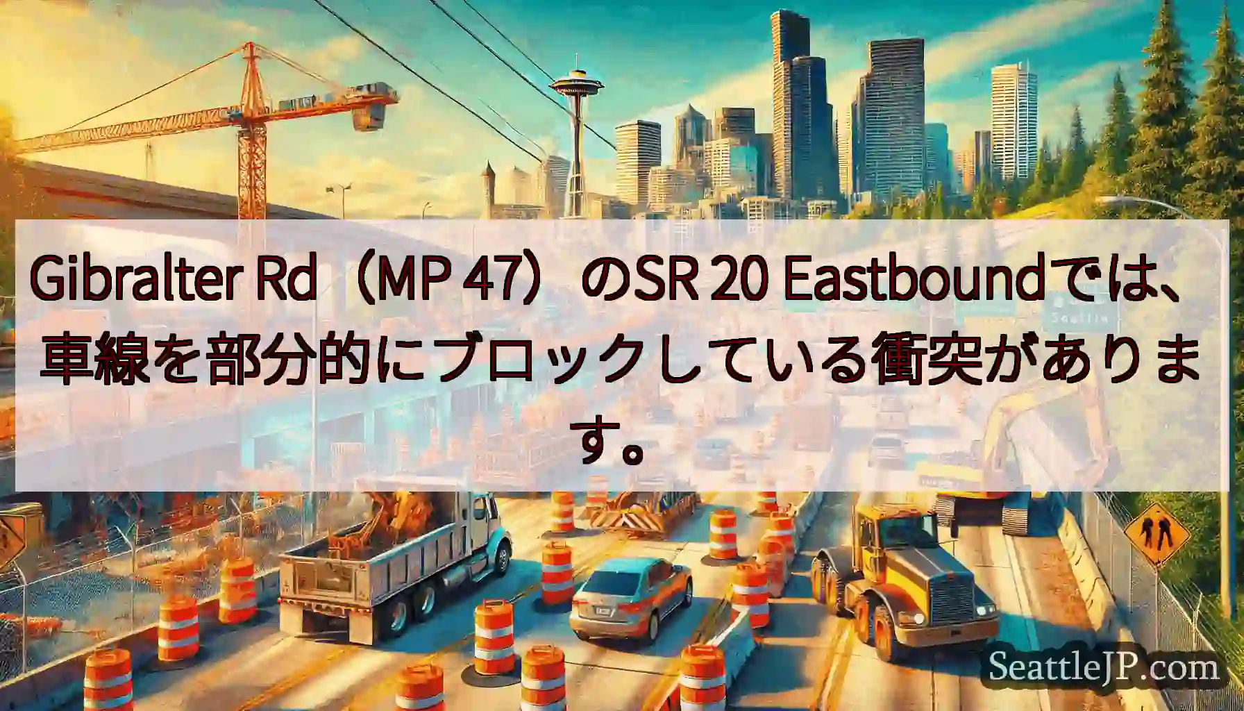 Gibralter Rd（MP 47）のSR 20