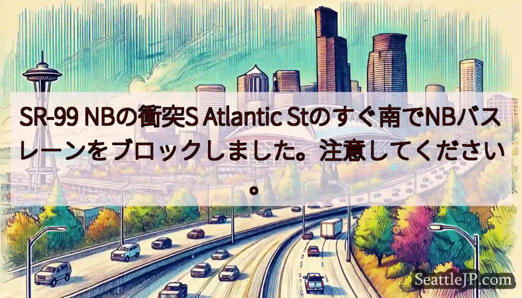 SR-99 NBの衝突S Atlantic