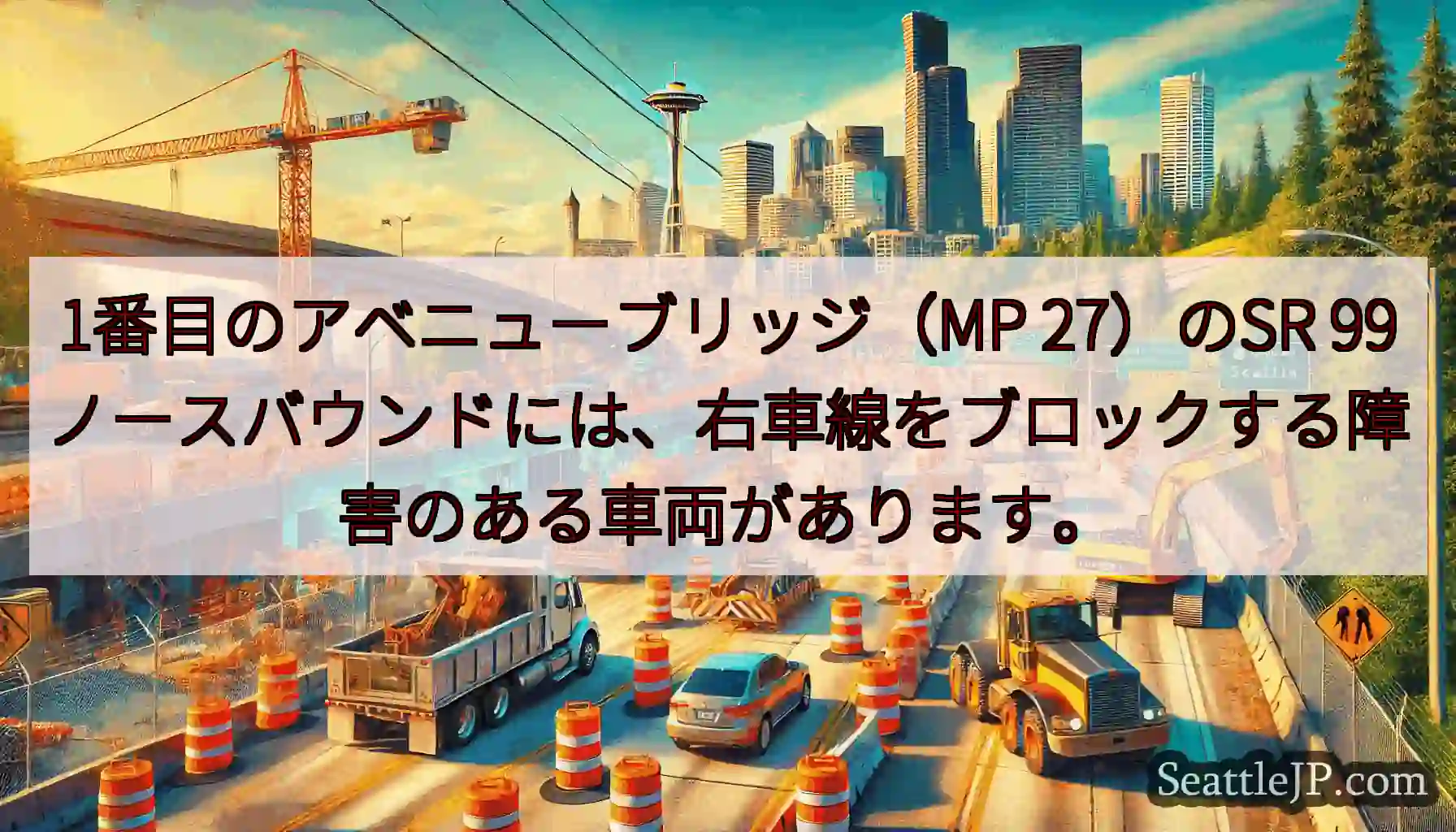 1番目のアベニューブリッジ（MP 27）のSR