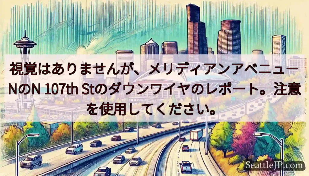 視覚はありませんが、メリディアンアベニューNのN 107th