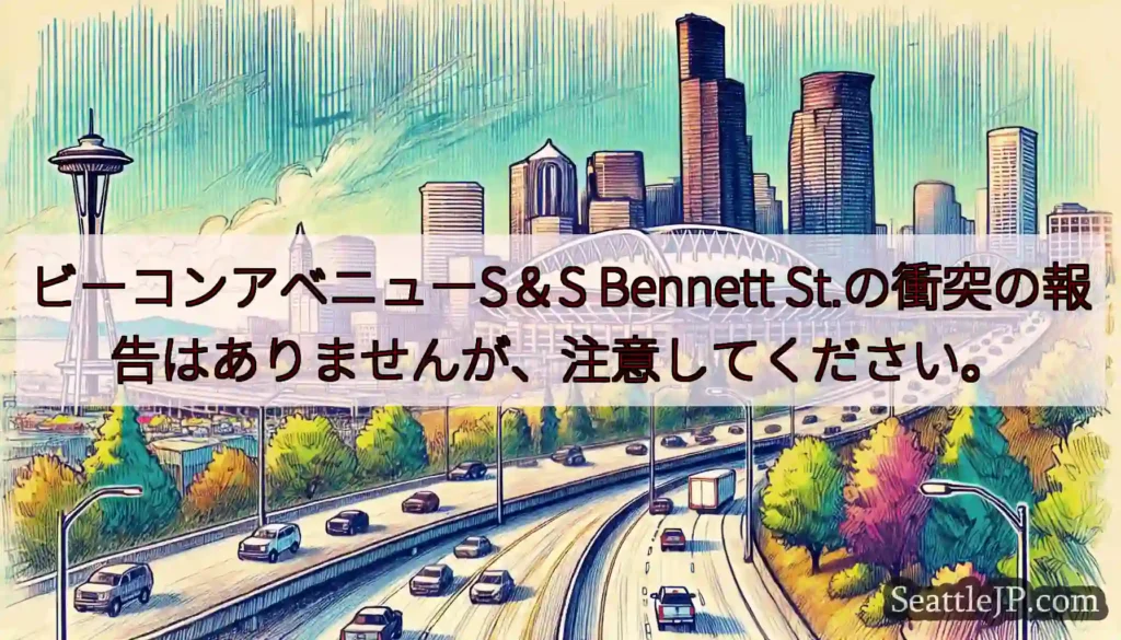 ビーコンアベニューS＆S Bennett St.の衝突の報告はありませんが、注意してください。