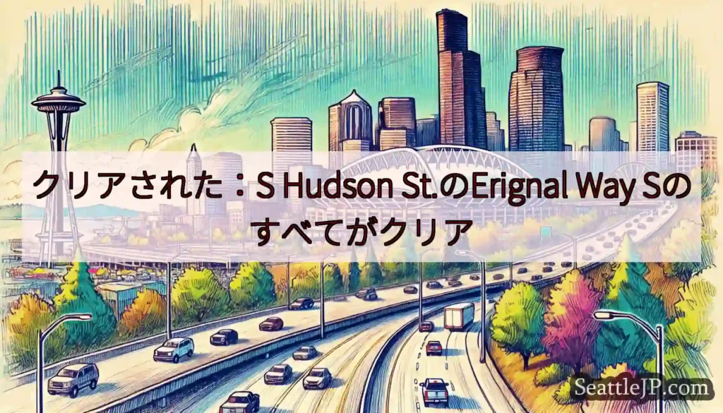クリアされた：S Hudson St.のErignal Way Sのすべてがクリア
