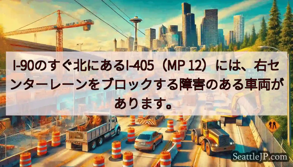 I-90のすぐ北にあるI-405（MP
