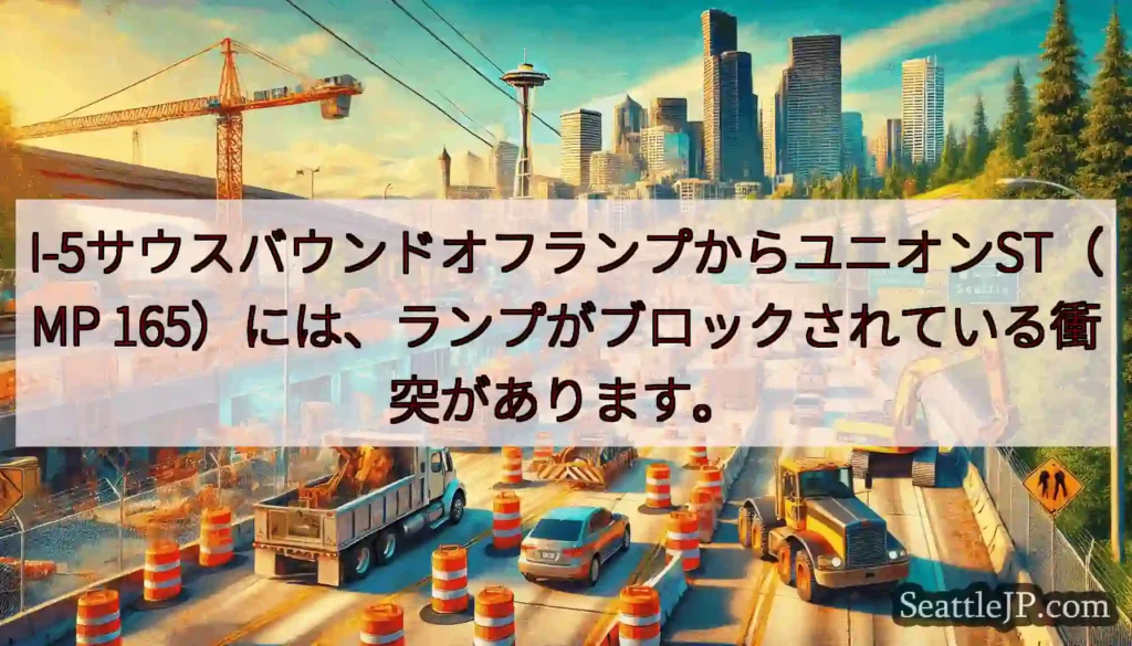 I-5サウスバウンドオフランプからユニオンST（MP