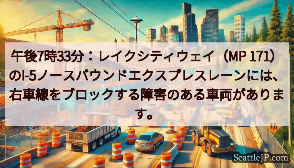 午後7時33分：レイクシティウェイ（MP