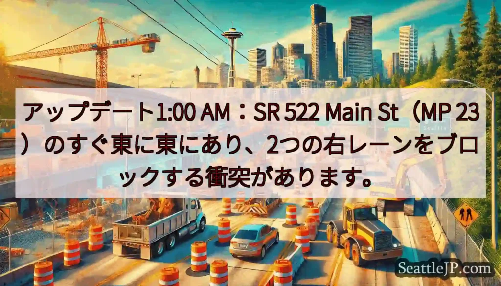 アップデート1:00 AM：SR 522 Main St（MP