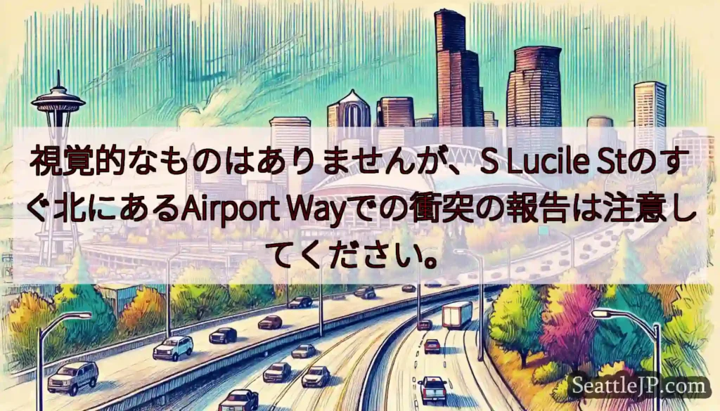 視覚的なものはありませんが、S Lucile Stのすぐ北にあるAirport