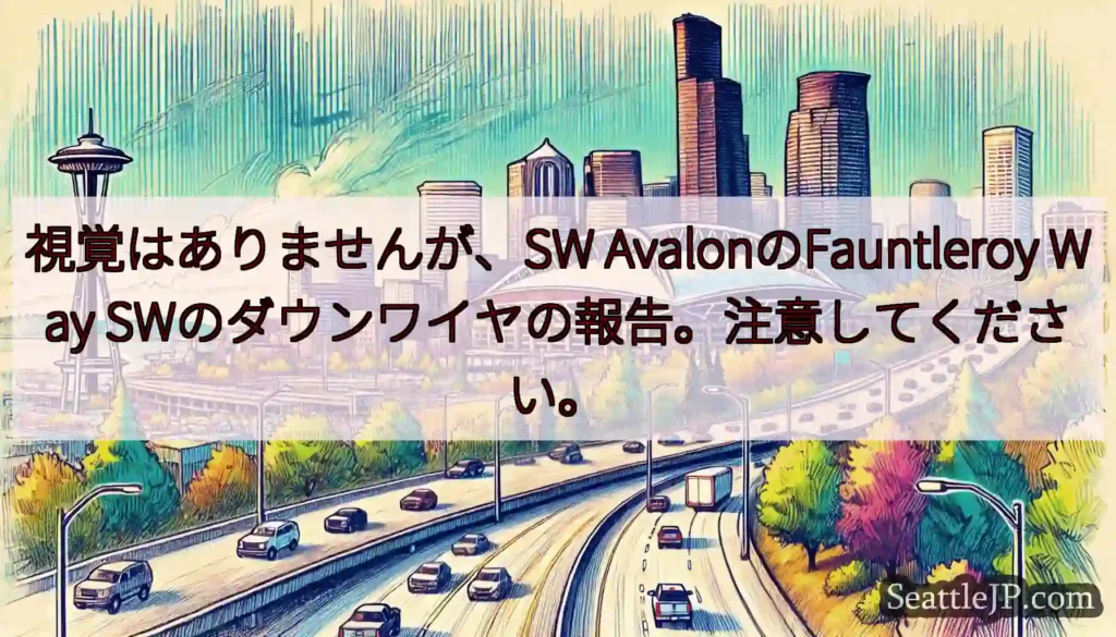 視覚はありませんが、SW AvalonのFauntleroy Way