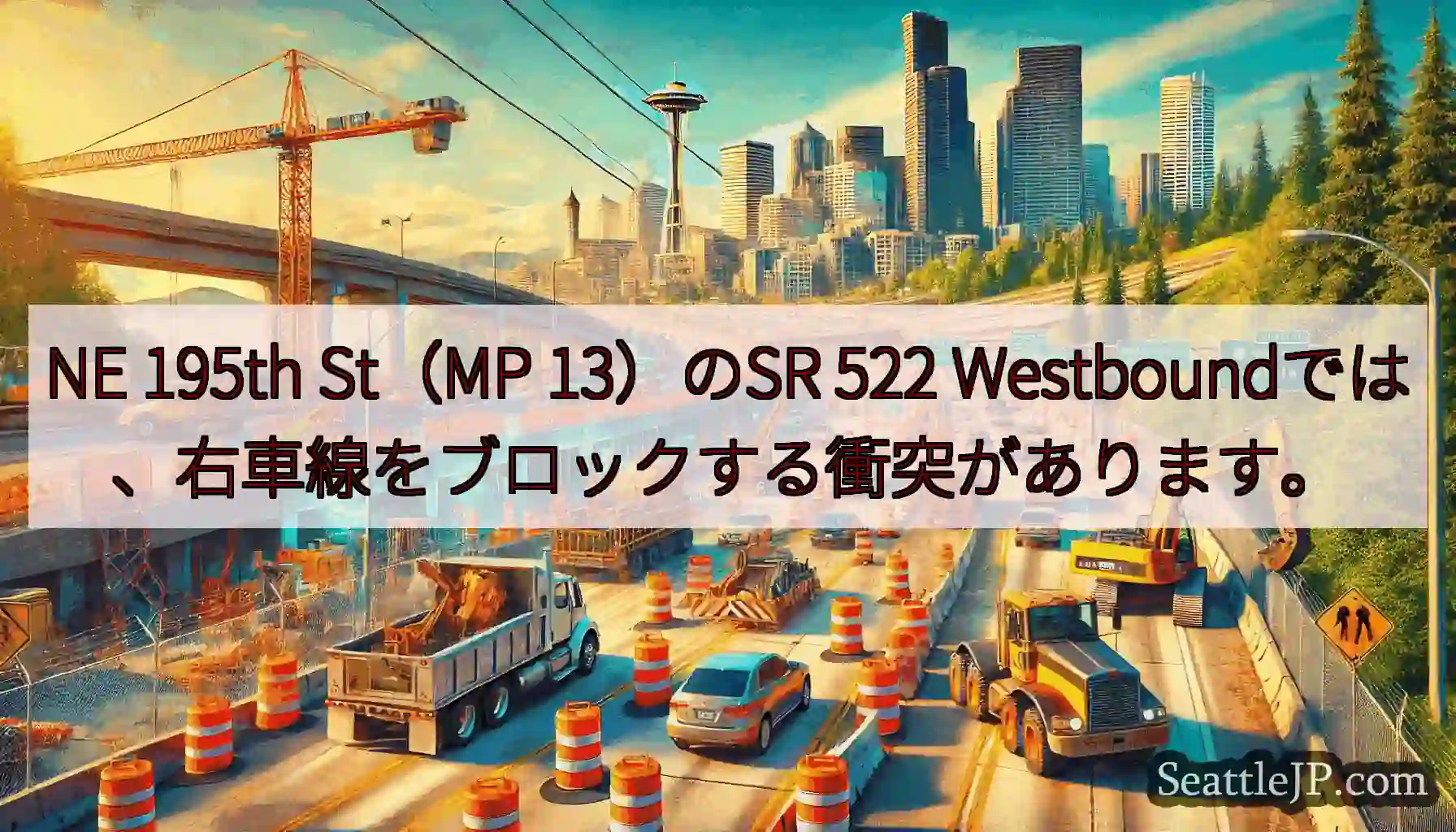 NE 195th St（MP 13）のSR 522