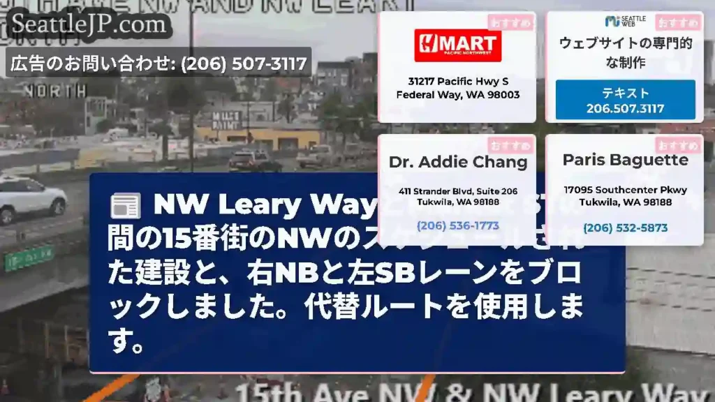 NW Leary WayとMarket
