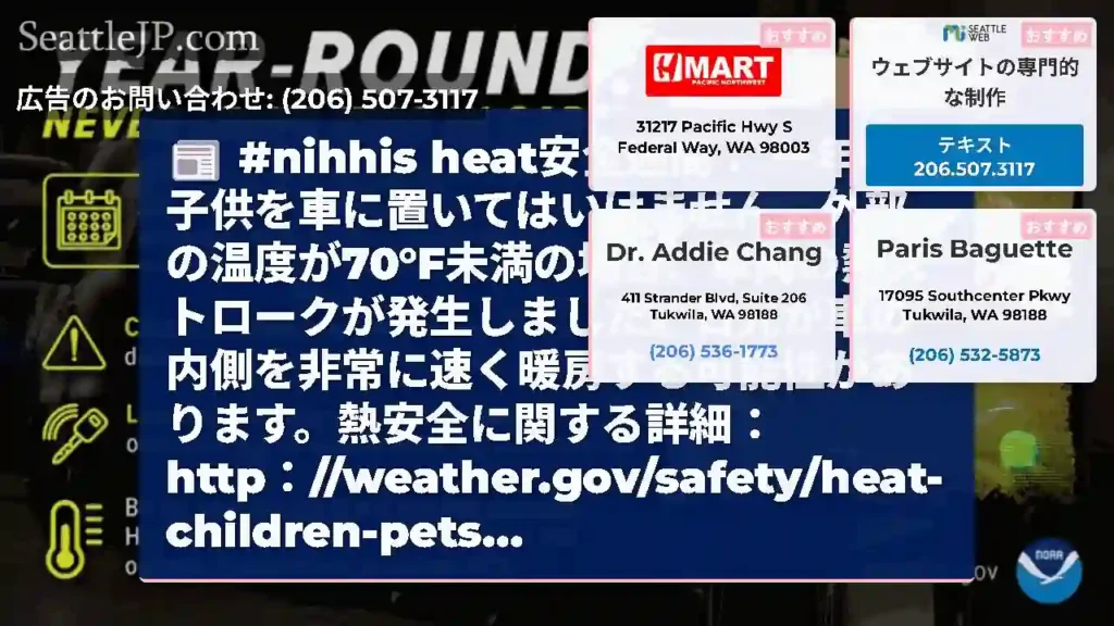 #nihhis heat安全週間：