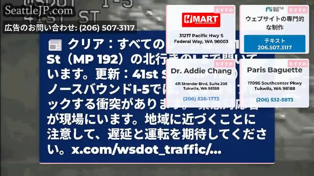 クリア：すべてのレーンは、41st St（MP