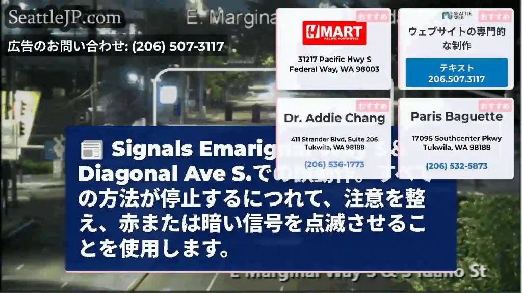 Signals Emarignal Way S＆Diagonal Ave