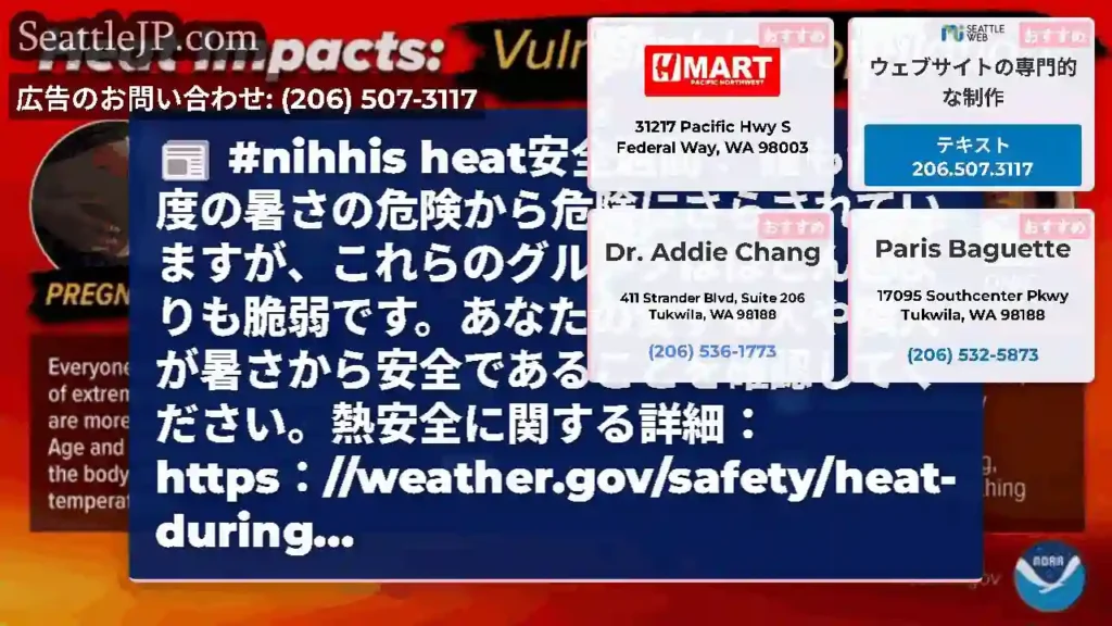 #nihhis heat安全週間：