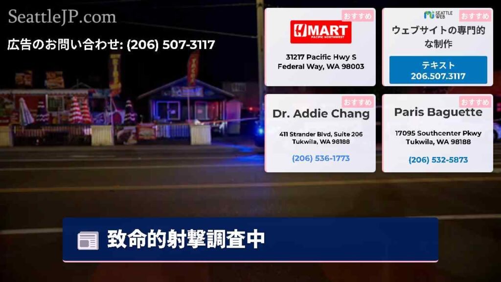 致命的射撃調査中