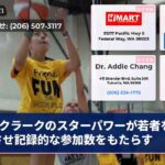クラークのスターパワーが若者を熱狂させ記録的な参加数をもたらす