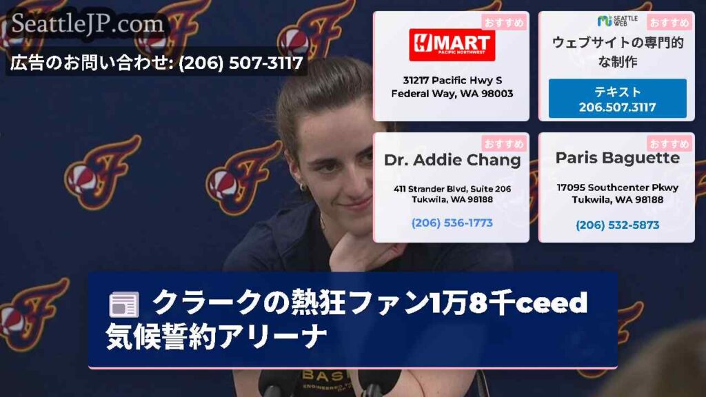 クラークの熱狂ファン1万8千ceed気候誓約アリーナ