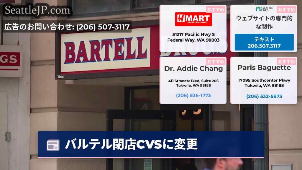 バルテル閉店CVSに変更