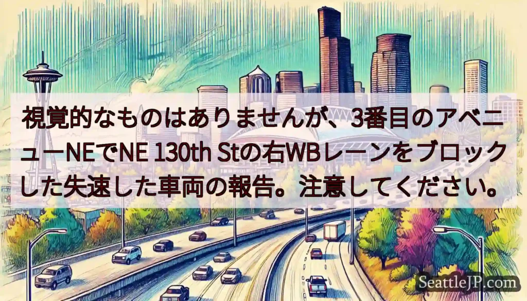 視覚的なものはありませんが、3番目のアベニューNEでNE 130th