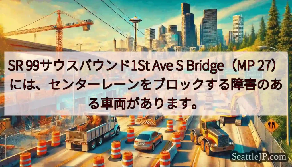 SR 99サウスバウンド1St Ave S Bridge（MP