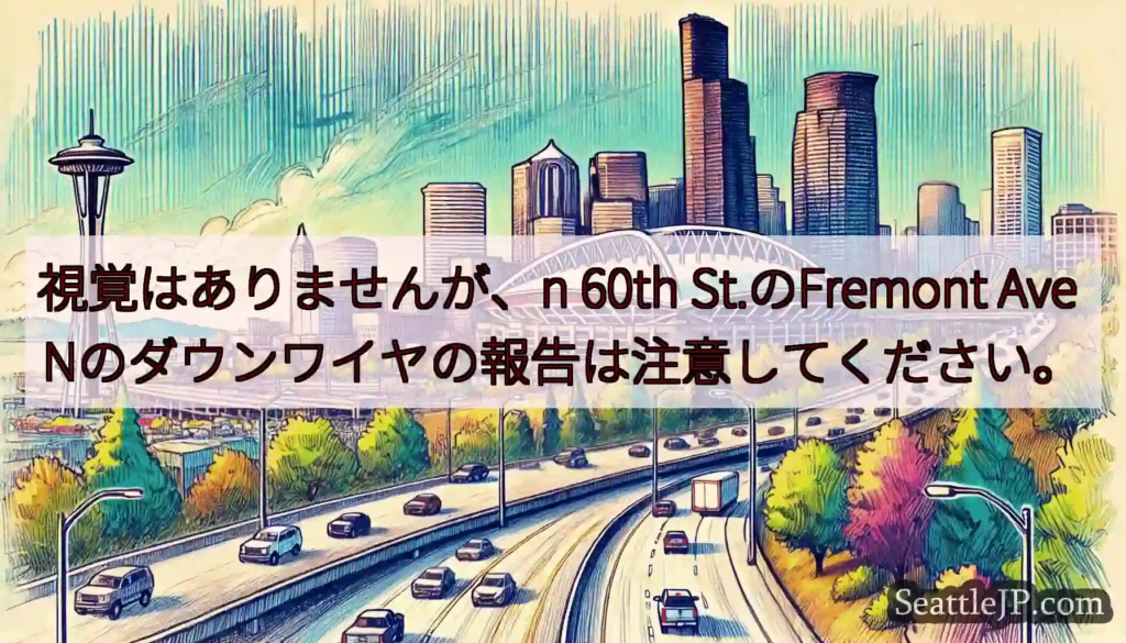 視覚はありませんが、n 60th St.のFremont Ave