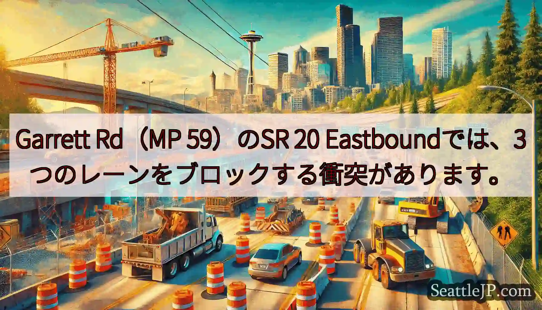 Garrett Rd（MP 59）のSR 20