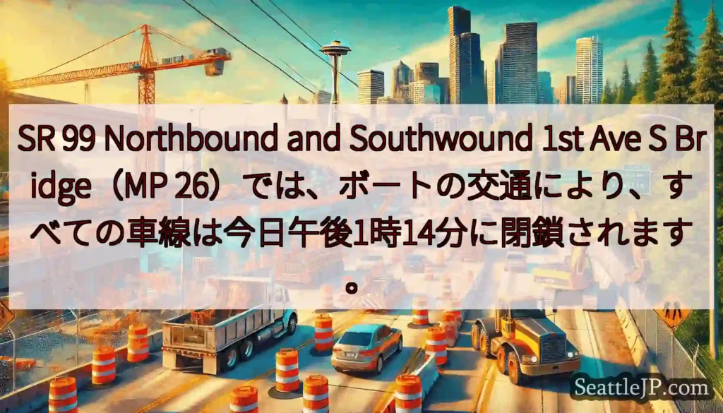 SR 99 Northbound and Southwound 1st Ave S