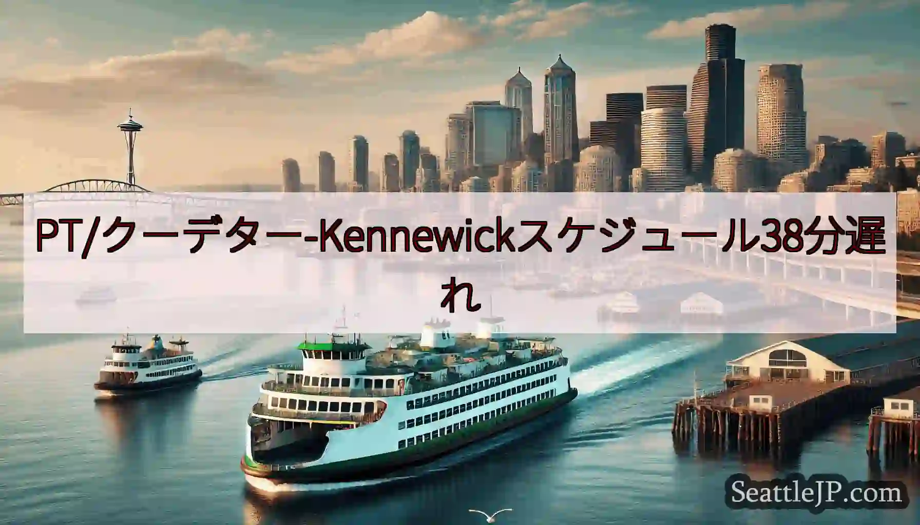 PT/クーデター-Kennewickスケジュール38分遅れhttps://wsdot.com/fer