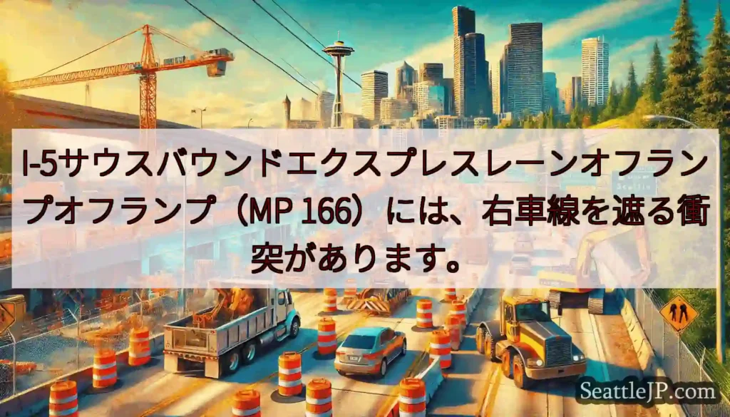 I-5サウスバウンドエクスプレスレーンオフランプオフランプ（MP