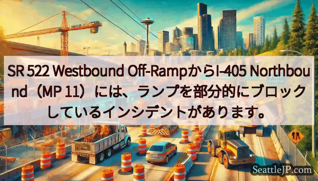 SR 522 Westbound Off-RampからI-405 Northbound（MP