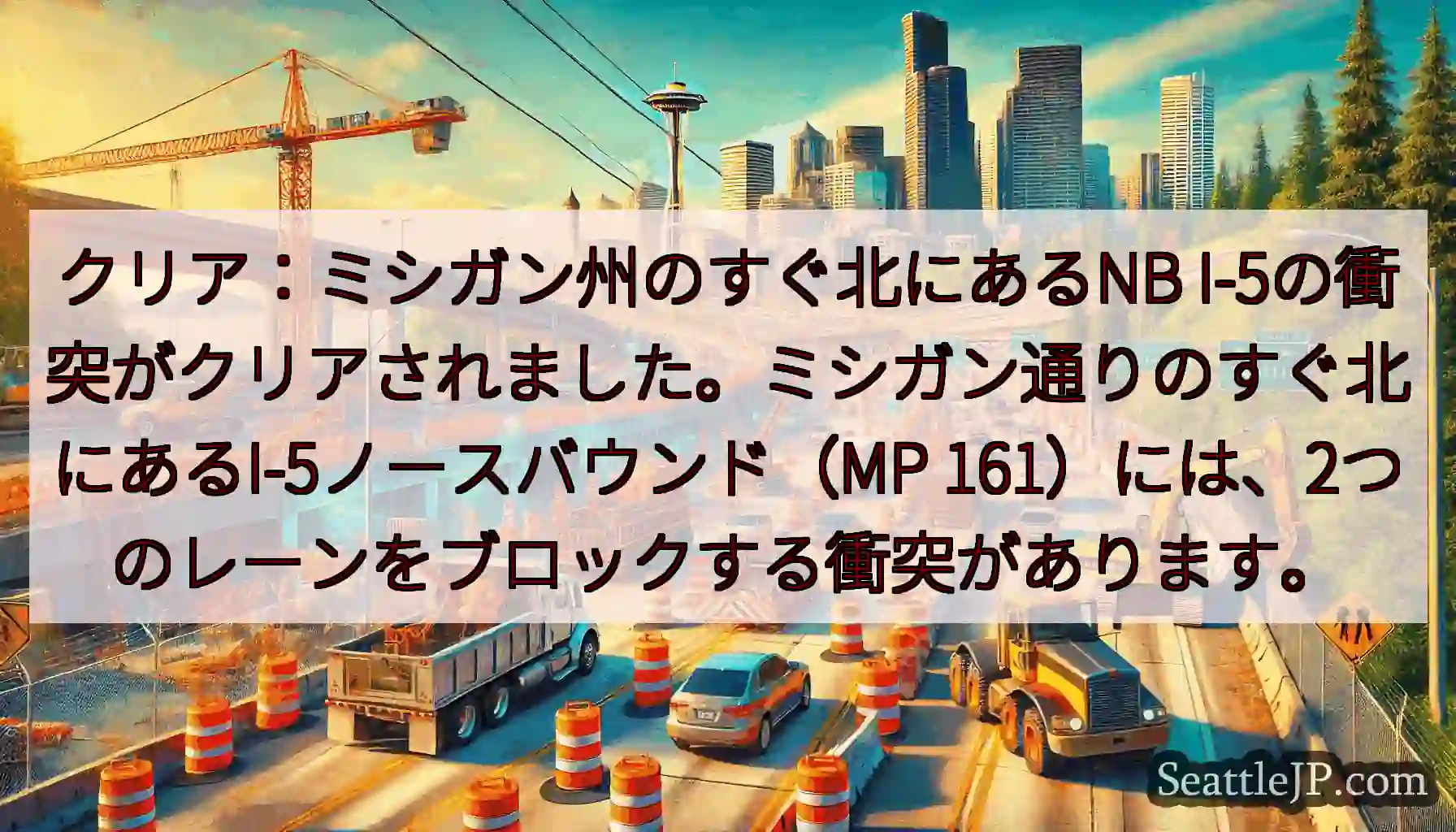 クリア：ミシガン州のすぐ北にあるNB