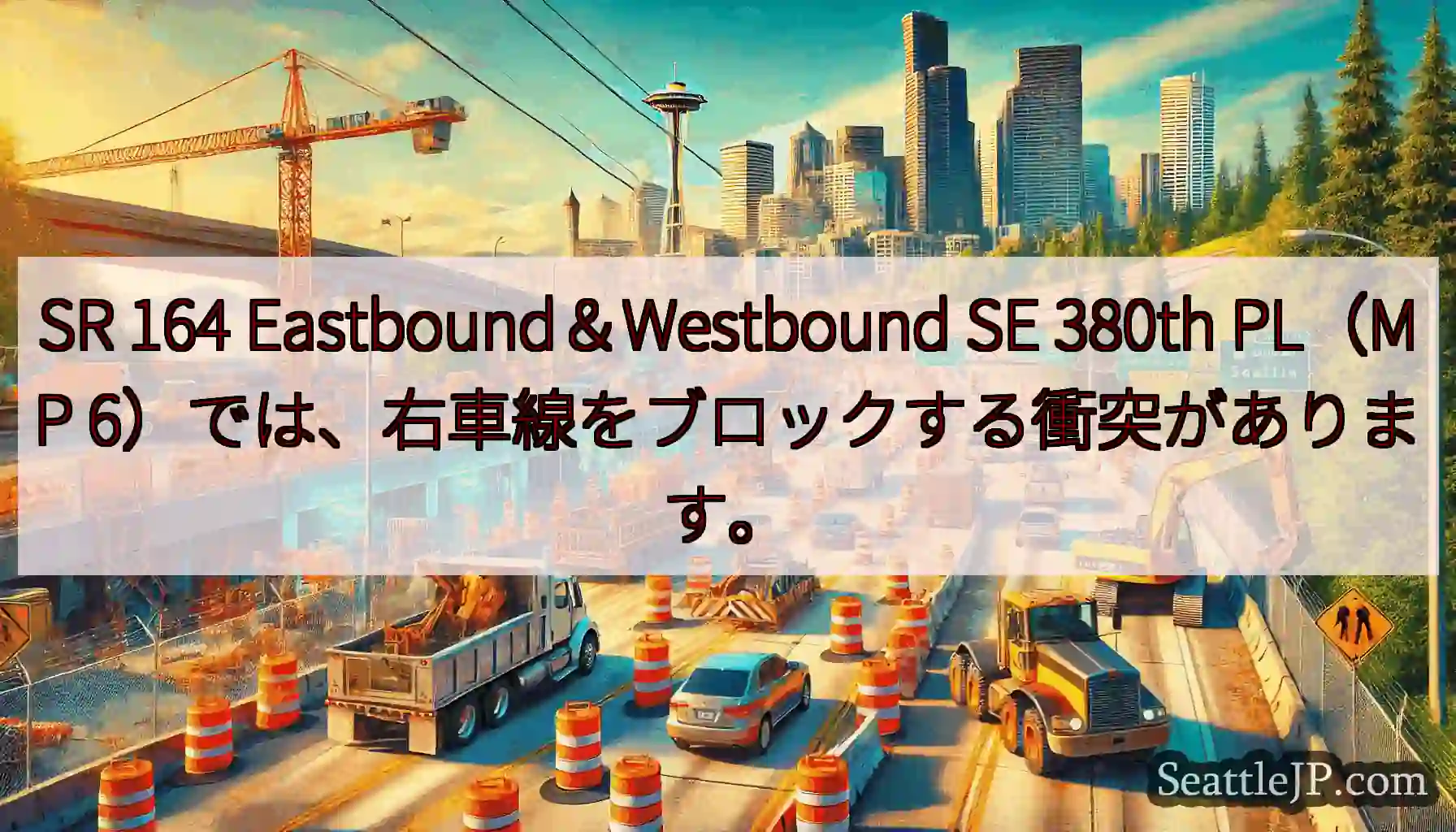 SR 164 Eastbound＆Westbound SE 380th PL（MP