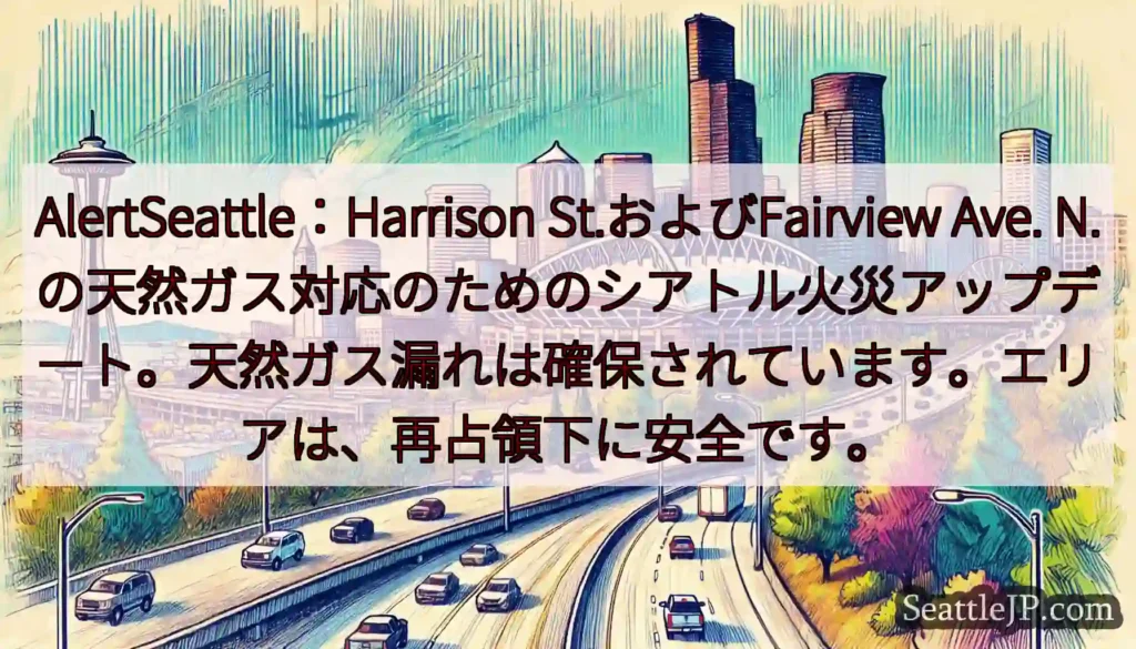 AlertSeattle：Harrison St.およびFairview Ave.