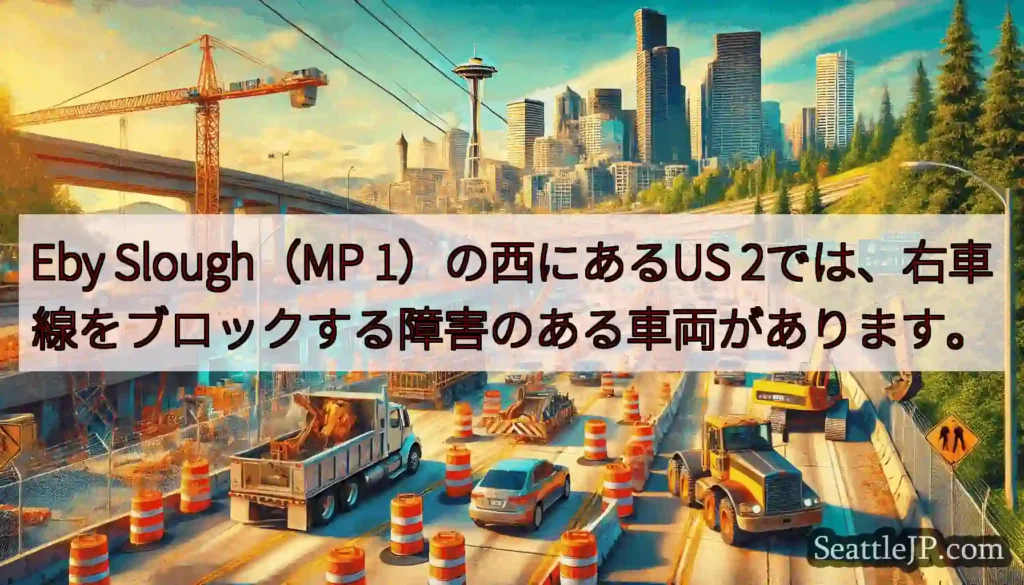 Eby Slough（MP 1）の西にあるUS