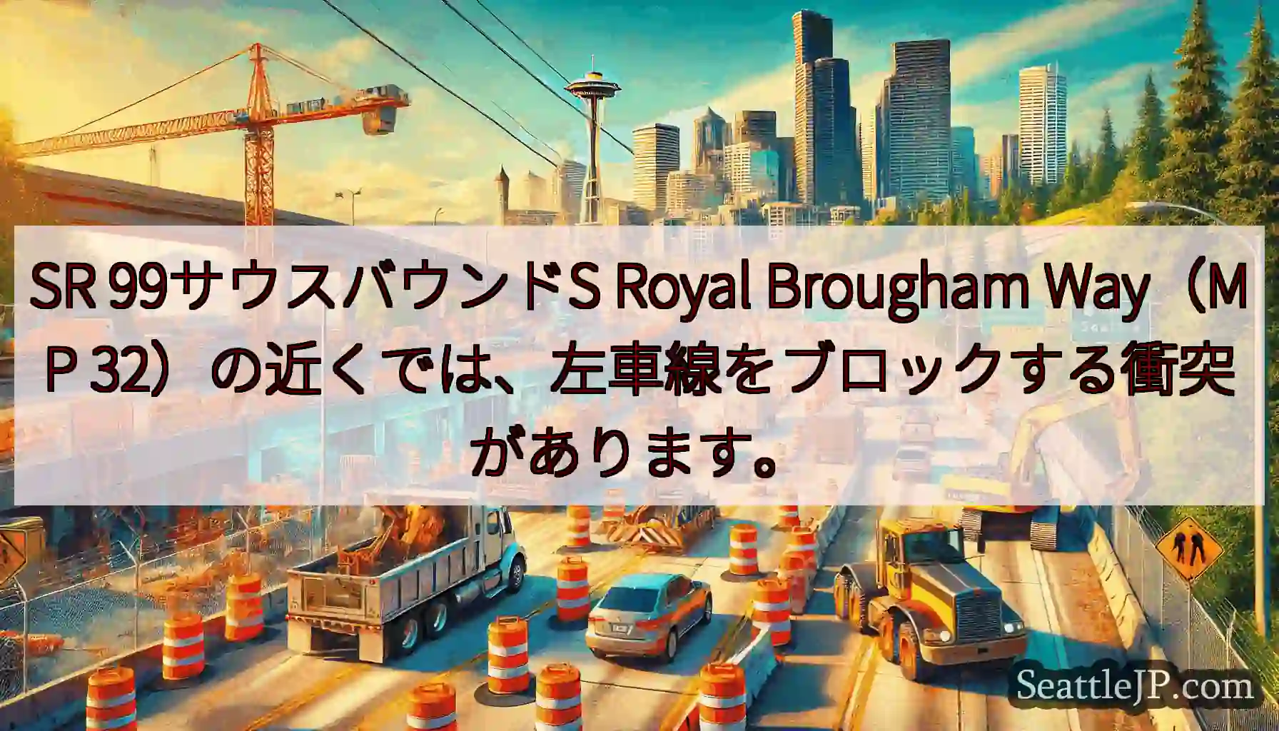 SR 99サウスバウンドS Royal Brougham Way（MP