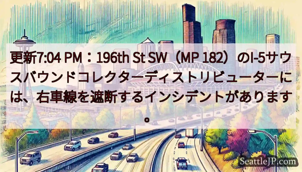 更新7:04 PM：196th St SW（MP