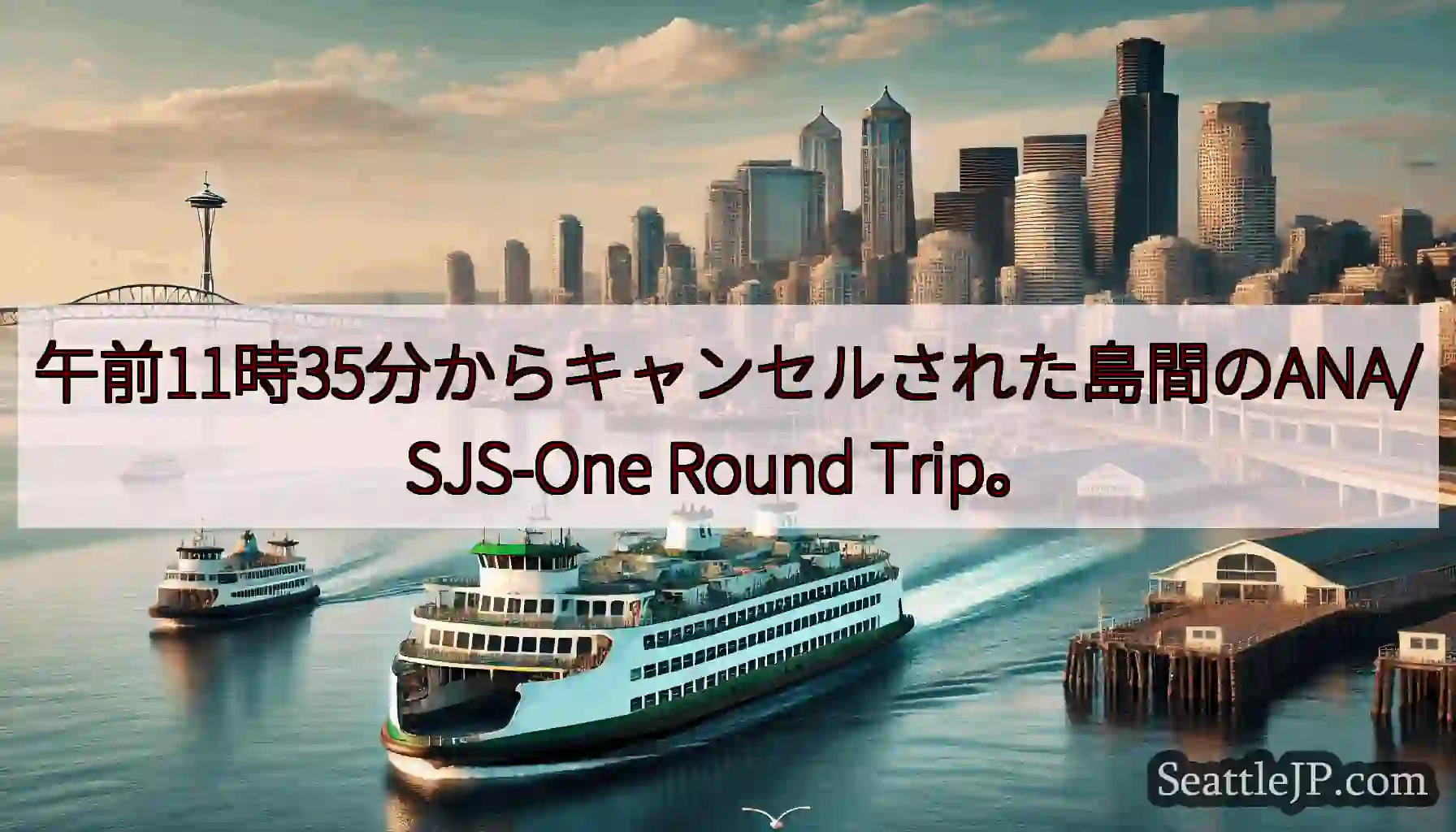 午前11時35分からキャンセルされた島間のANA/SJS-One Round