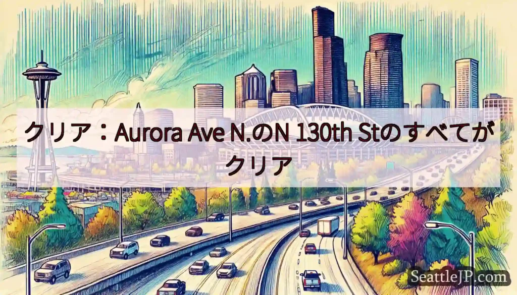 クリア：Aurora Ave N.のN 130th Stのすべてがクリア